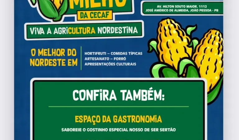 João Pessoa realiza 9ª edição do Festival do Milho na Central da Agricultura Familiar