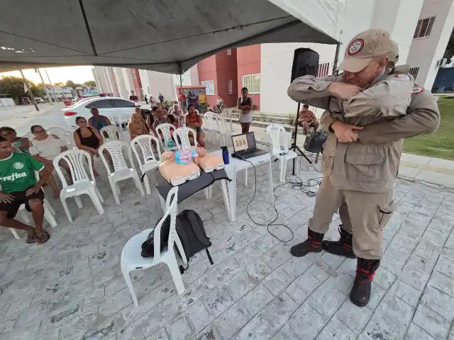 Moradores de Paratibe participam de palestra sobre prevenção de acidentes domésticos e primeiros socorros