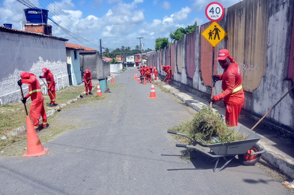Emlur intensifica ações de conservação urbana em diversos bairros de João Pessoa
